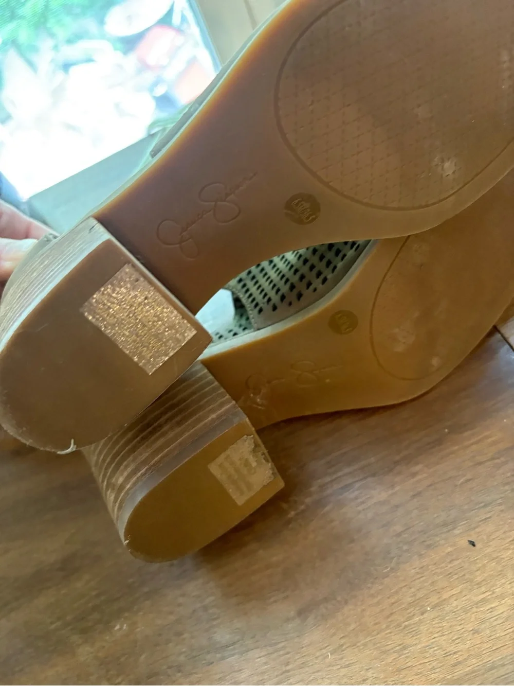 Jessica Simpson open toe booties